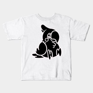 Lineart Cockatiel Kids T-Shirt